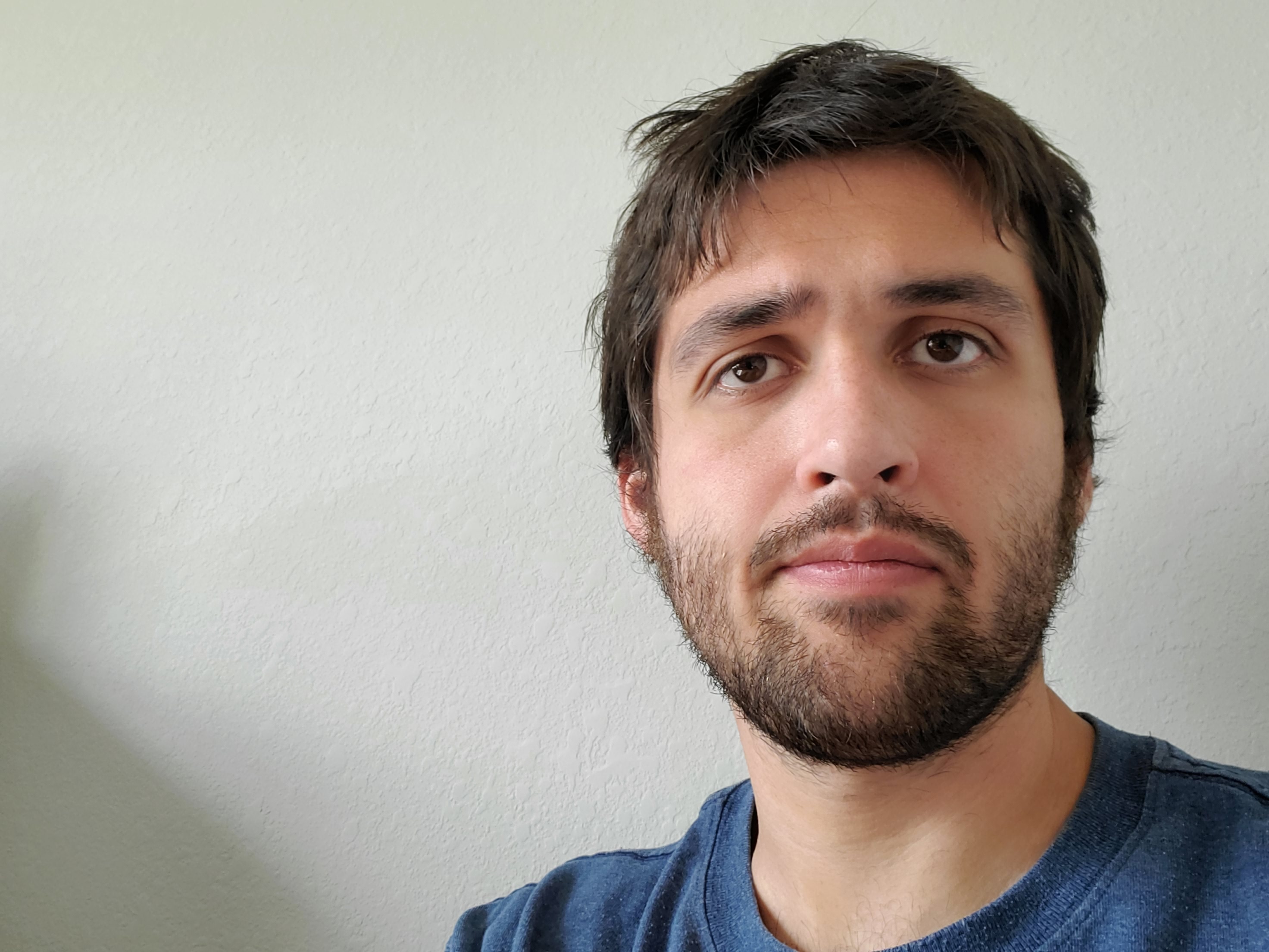 Lucas Fabian Gonzales, scowling confusedly.
